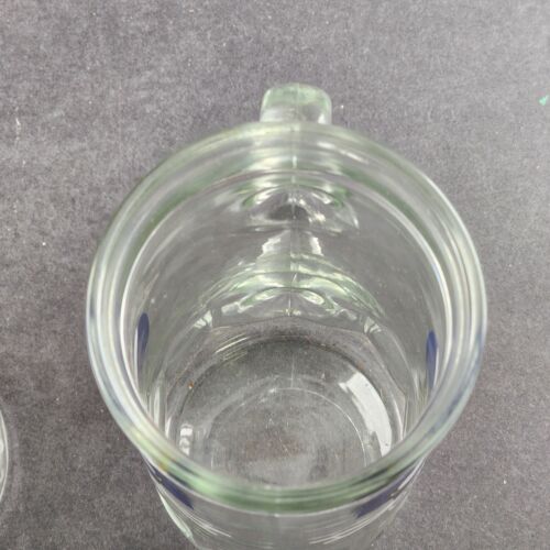 2 Minnesota Vikings Glass Stein NFL Football Helmet Logo Fisher Nuts 1980s Promo