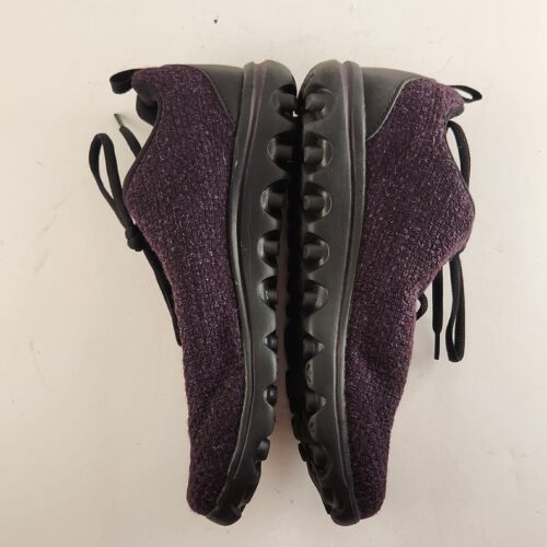 Propet Travelactiv Sneakers Size 8 Purple Wool Uppers and Black Rubber Soles