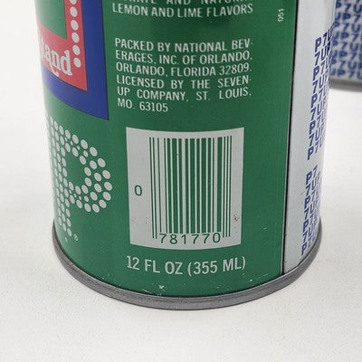 5 United We Stand 7UP Empty Pop Top Cans 1976 Bicentennial States WY TX AR TN WI