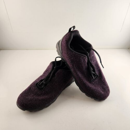 Propet Travelactiv Sneakers Size 8 Purple Wool Uppers and Black Rubber Soles