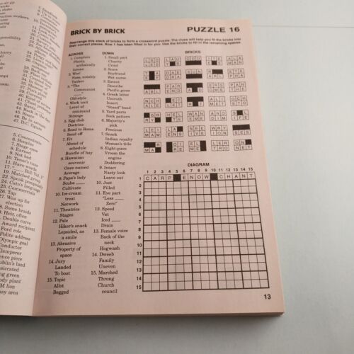 3 Large Print Crosswords PennyPress No 63 Arcturus Kappa Vol 9