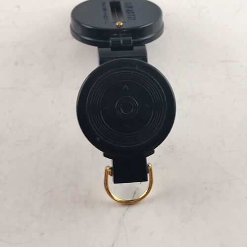 Lensatic Compass Pocket Folding Military Hiking Sightseeing with Instruction Pg