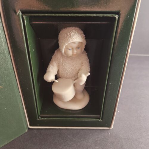 Snowbabies Department 56 Can I Play For You? #6820-9 Little Drummer Retired 4"