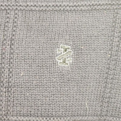 IZOD Sweater Blue Pullover Men's XLT Crewneck Cotton Long Sleeve Square Design