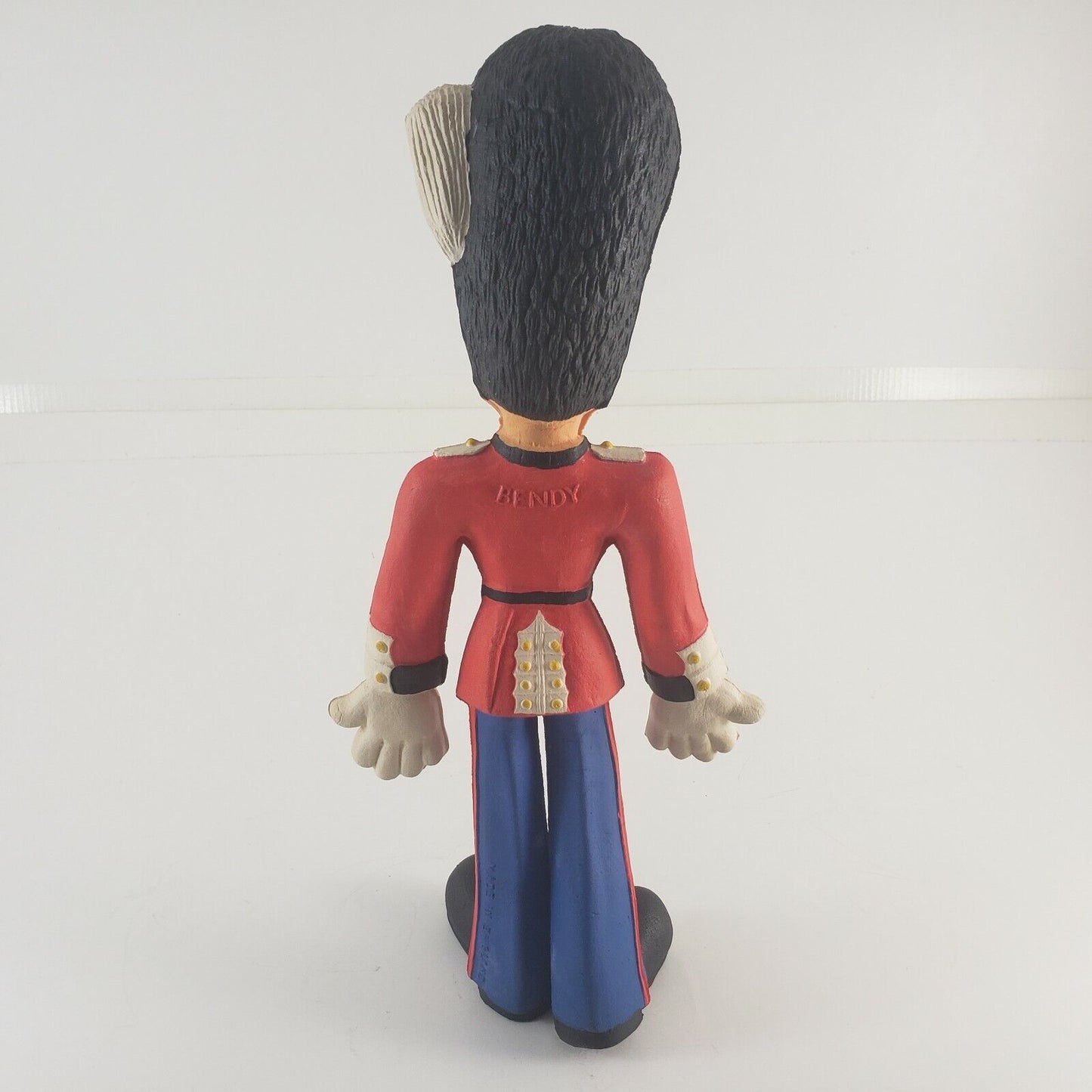 Toy Soldier Bendy Vintage Made England Rubber British Guard London Palace RARE
