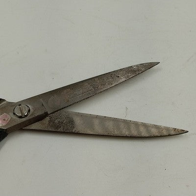 Wiss Inlaid USA No 20 Forged Steel 10" Heavy Duty Industrial Scissors Shears Vtg