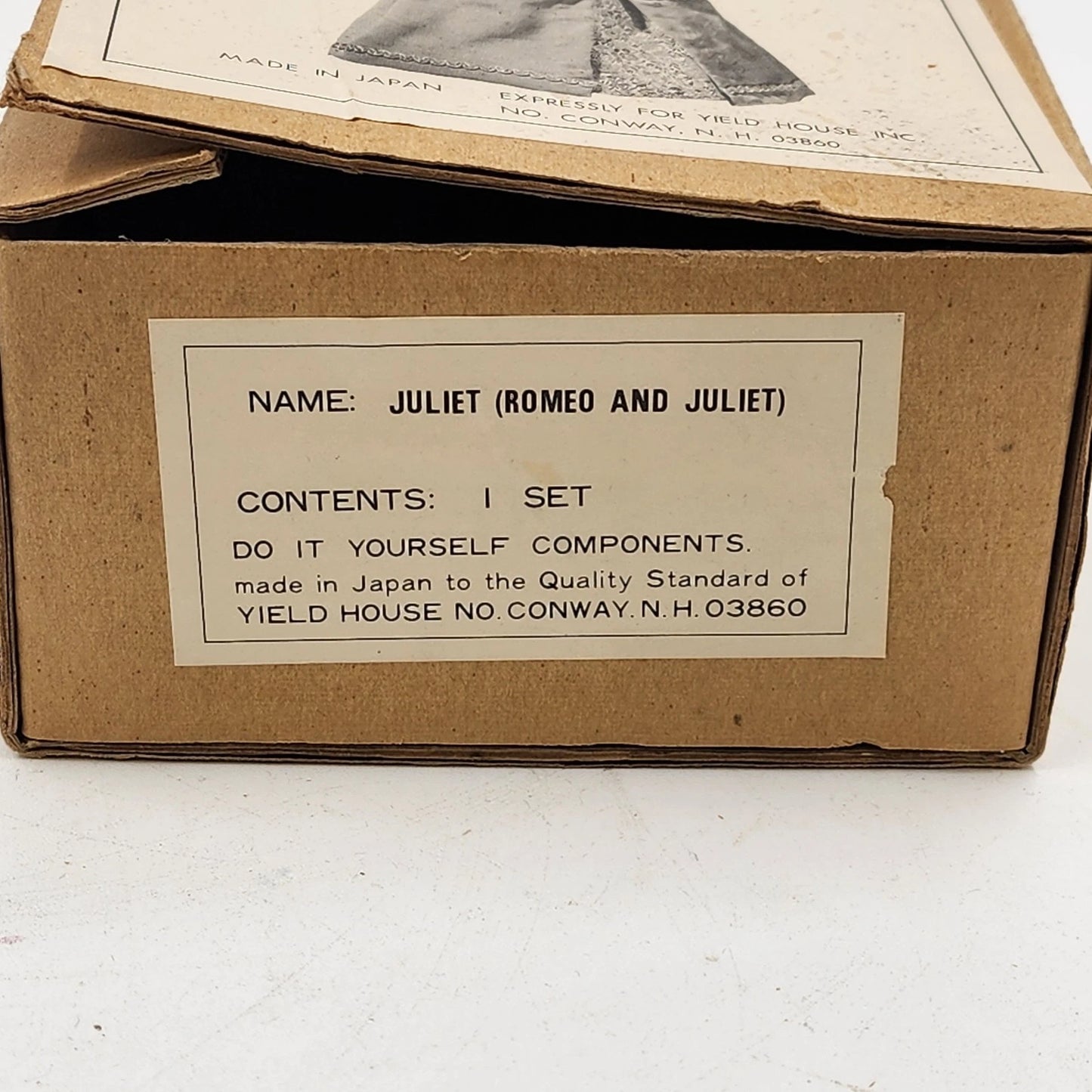 Juliet Bisque Doll Kit Yield House Includes Head Arms and Legs (Romeo & Juliet)