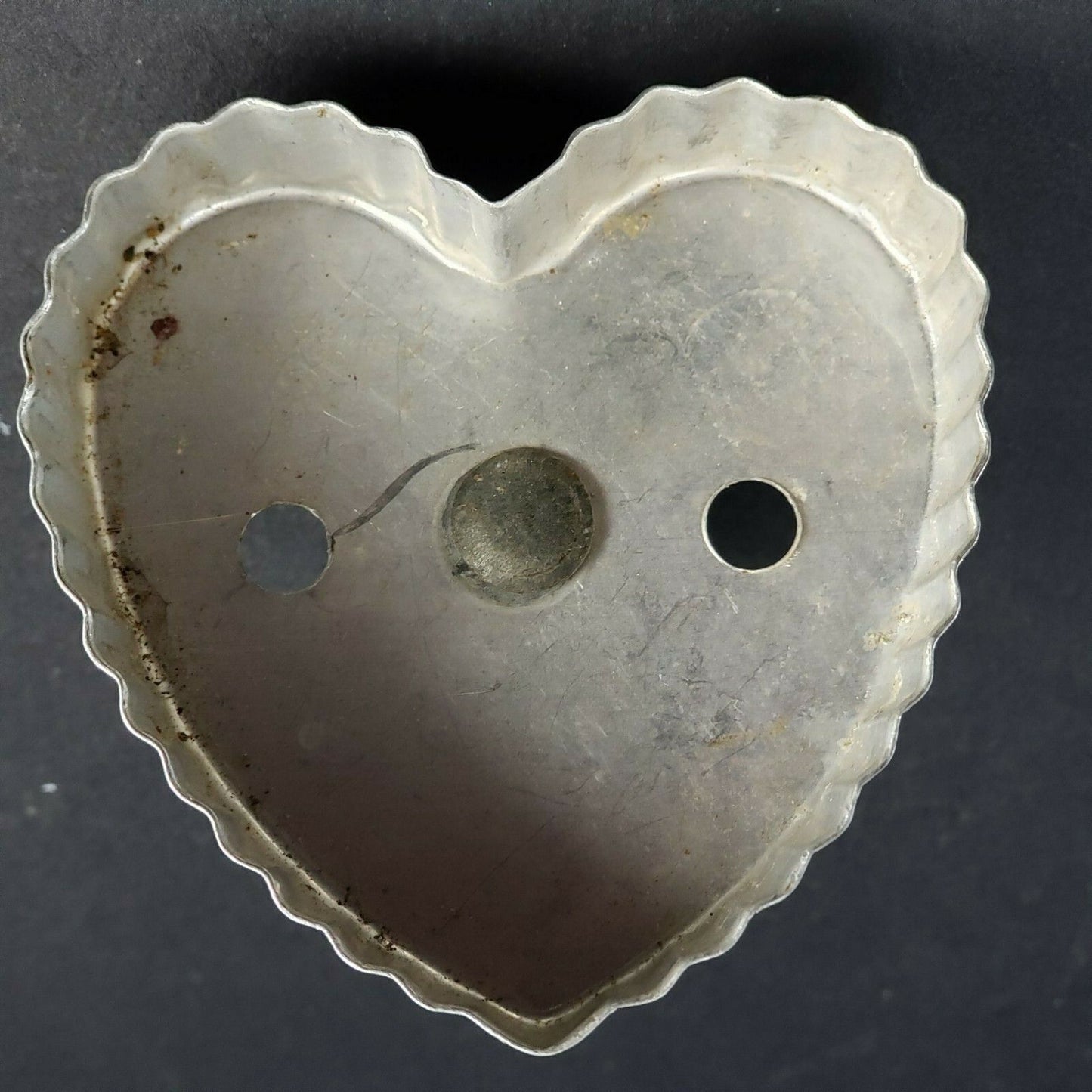9 Valentine Day Heart Cookie Shape Cutters Baking Kitchen Plastic Metal Vintage