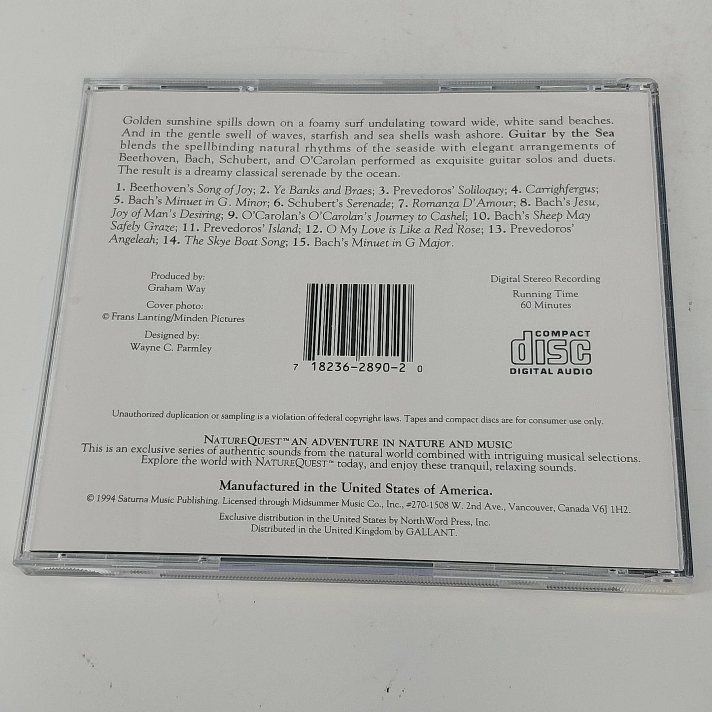 NatureQuest Midnight Fire Guitar by the Sea Guitar Reflections 3 CD Relaxation