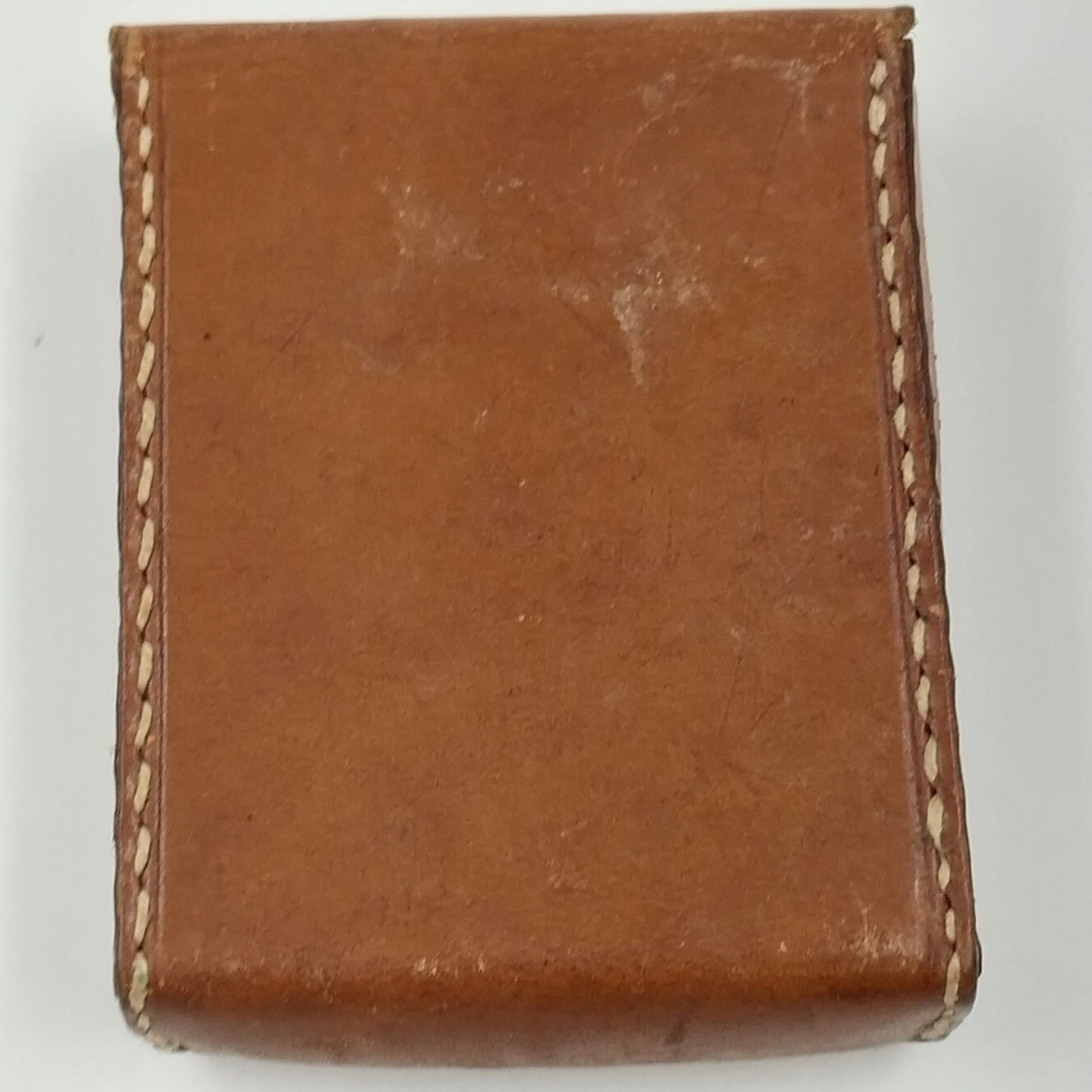 WETZLAR Lottehaus Brown Leather Cigarette Tobacco Pouch Case Holder Pat.gesch