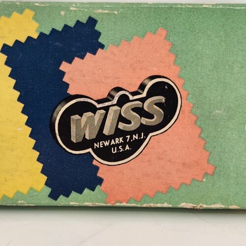 Wiss Pinking Shears Sewing Scissors Model CB9 Original Box 9" Long Vintage