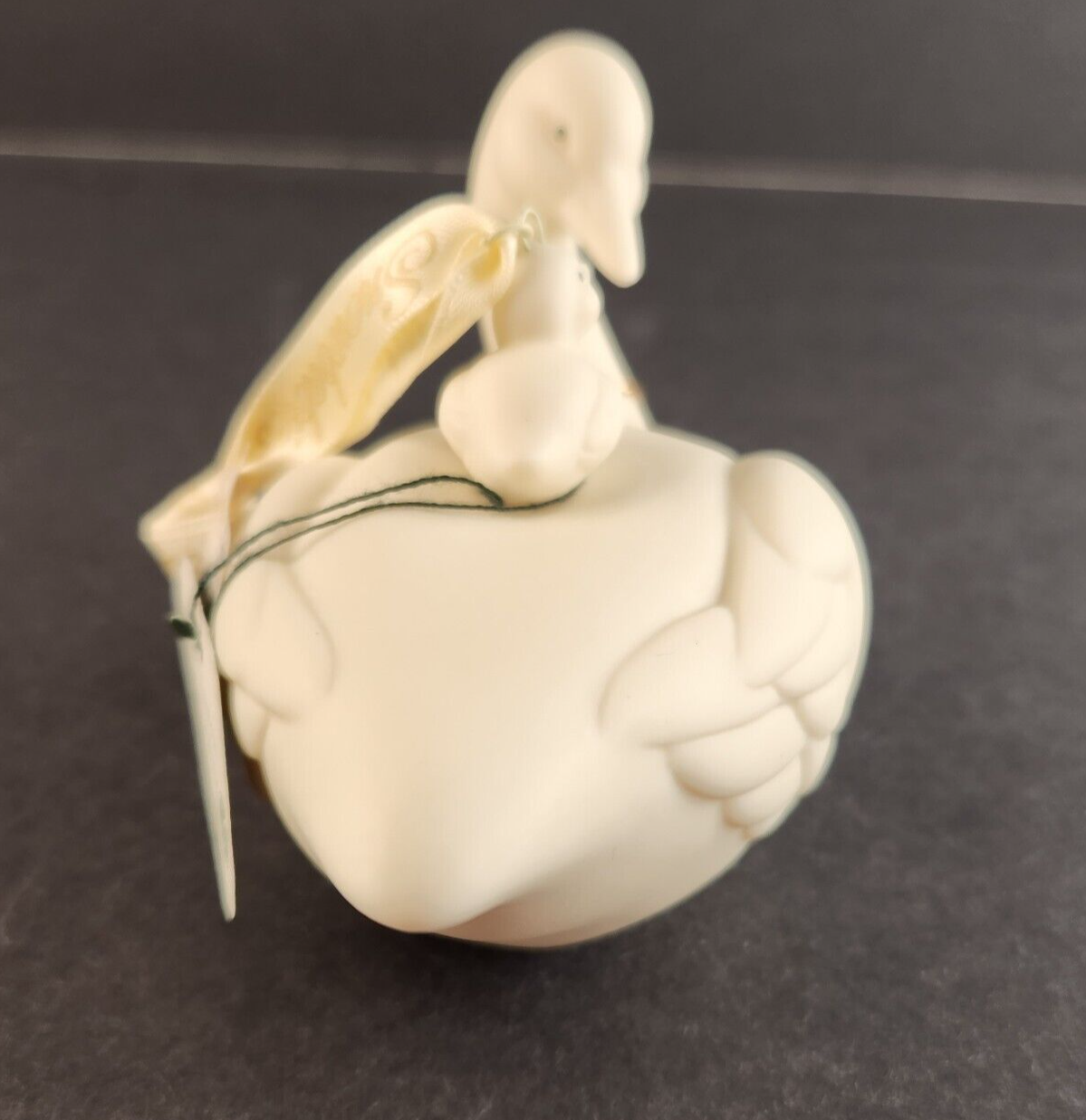 Department 56 Snow Babies FROSTY FROLIC 2000 Bisque Porcelain Goose Ornament