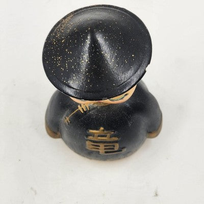 Asian Boy Bobblehead Bank Composition Figurine 6.5" x 2.5" Vintage 1960s Japan