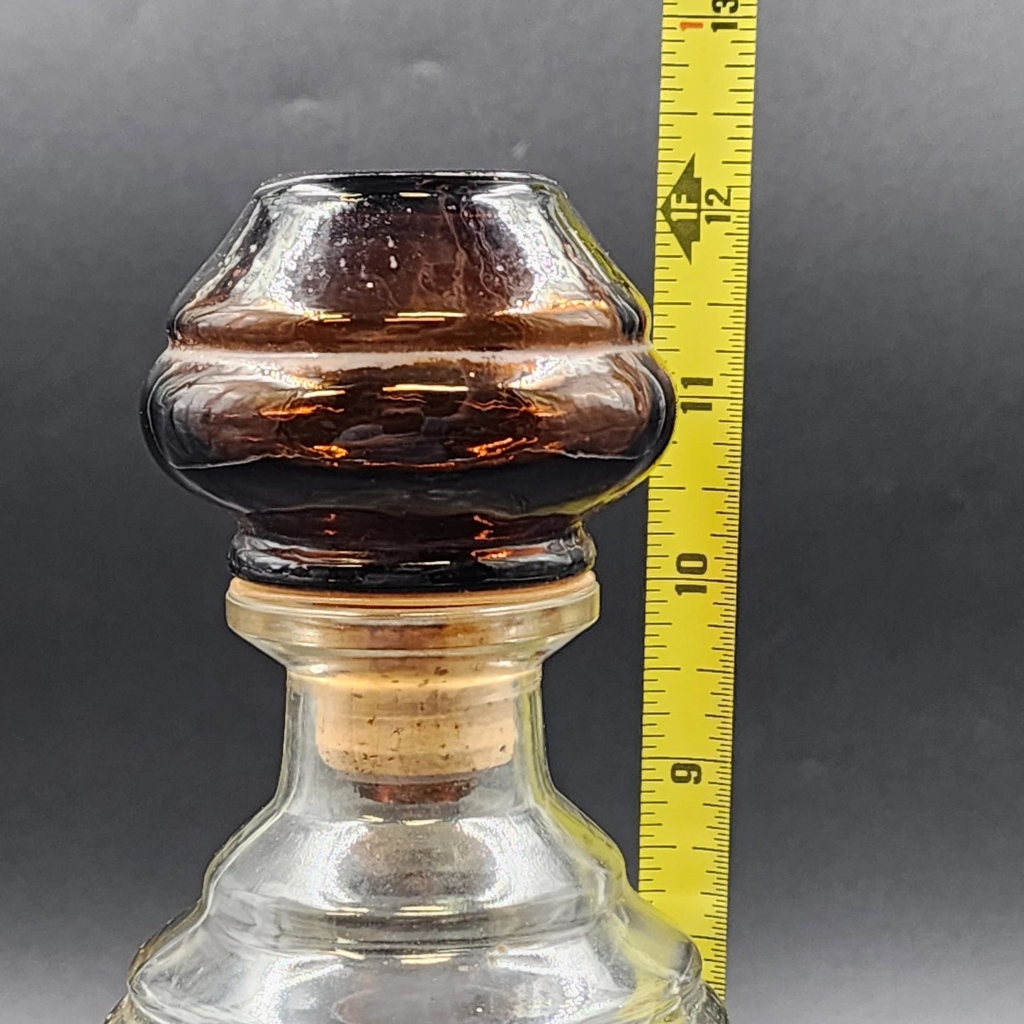 Cabin Still Whiskey Empty Decanter Sportsman Collection Covey of Quail Cork Top