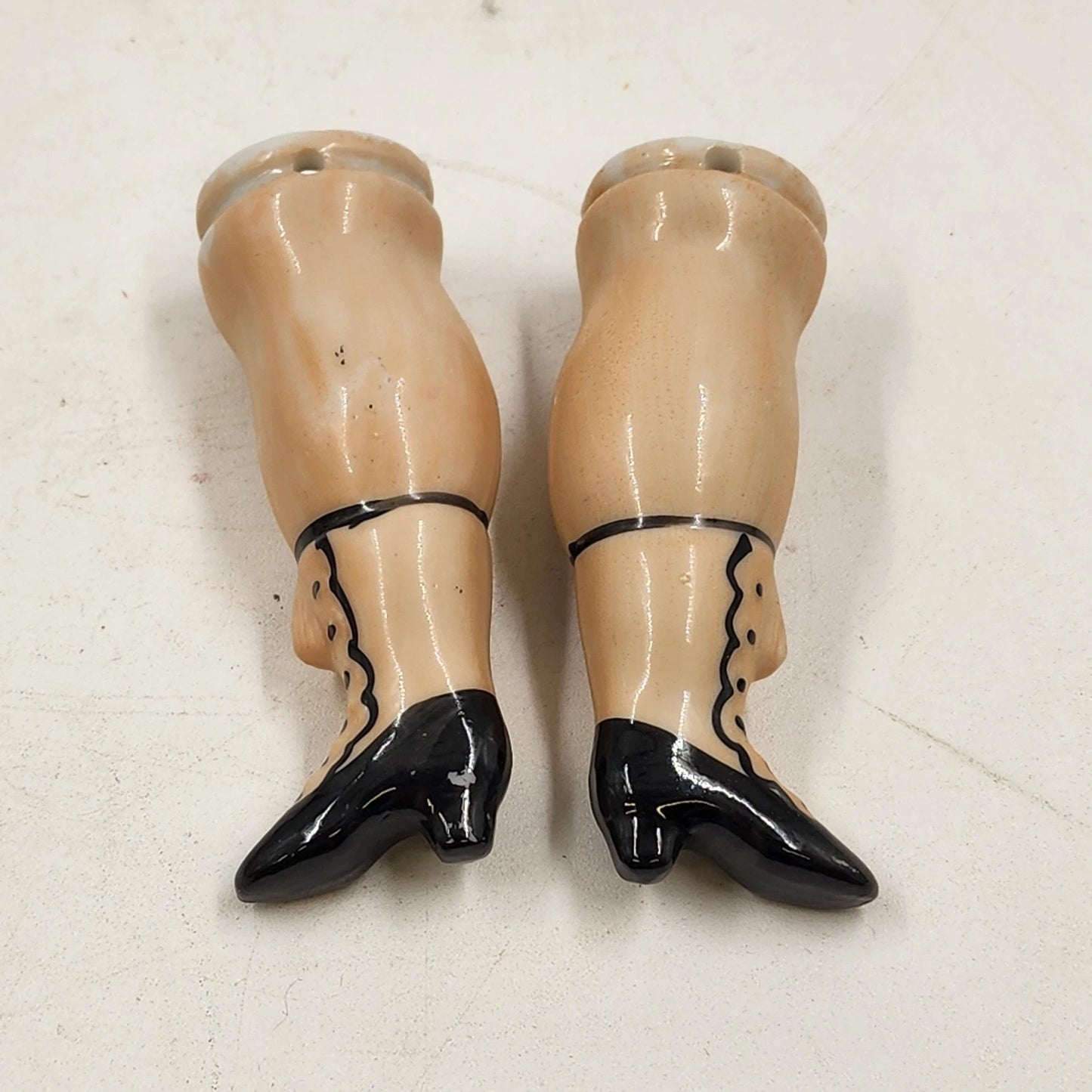 Porcelain Doll Making Parts 5 Piece Head Arms Legs Japan Black Curly Hair
