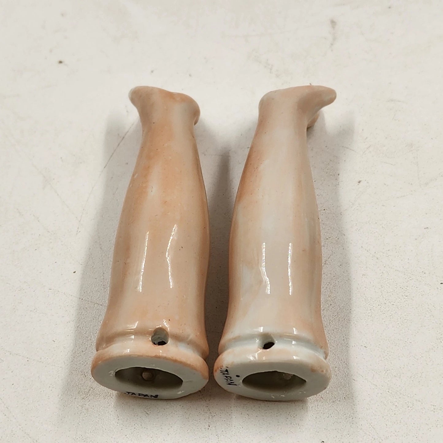 Porcelain Doll Making Parts 5 Piece Head Arms Legs Japan Black Curly Hair
