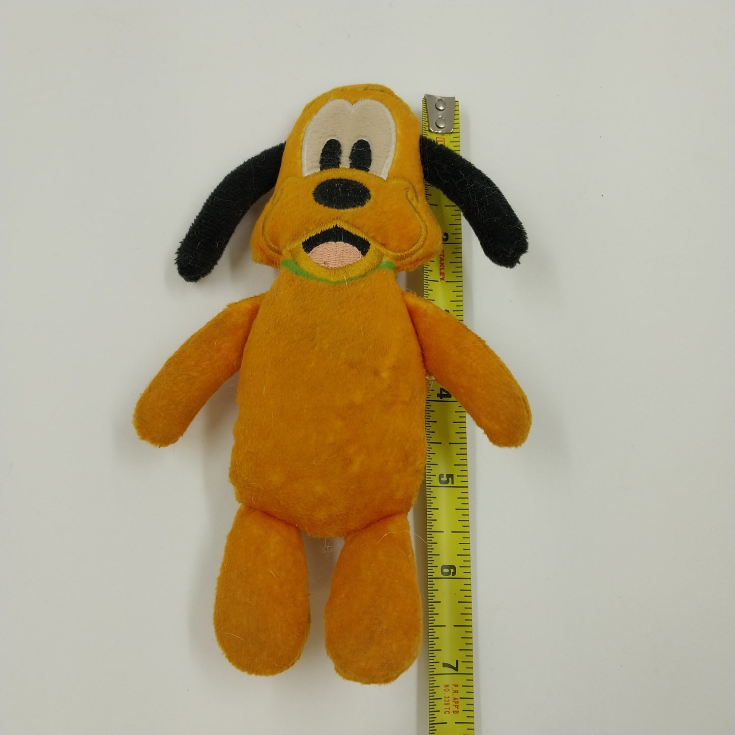 Disney Junior Pluto Plush 7" Yellow Stuffed Toy Dog Animal Mickey Mouse For Kids
