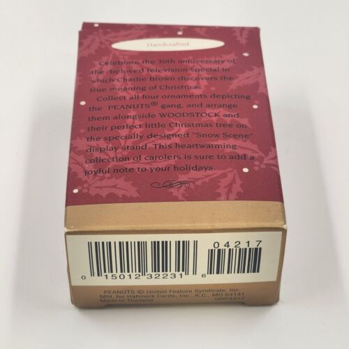 3 Christmas Tree Figurine Set Hallmark Peanuts Charlie Brown 30th Anniversary