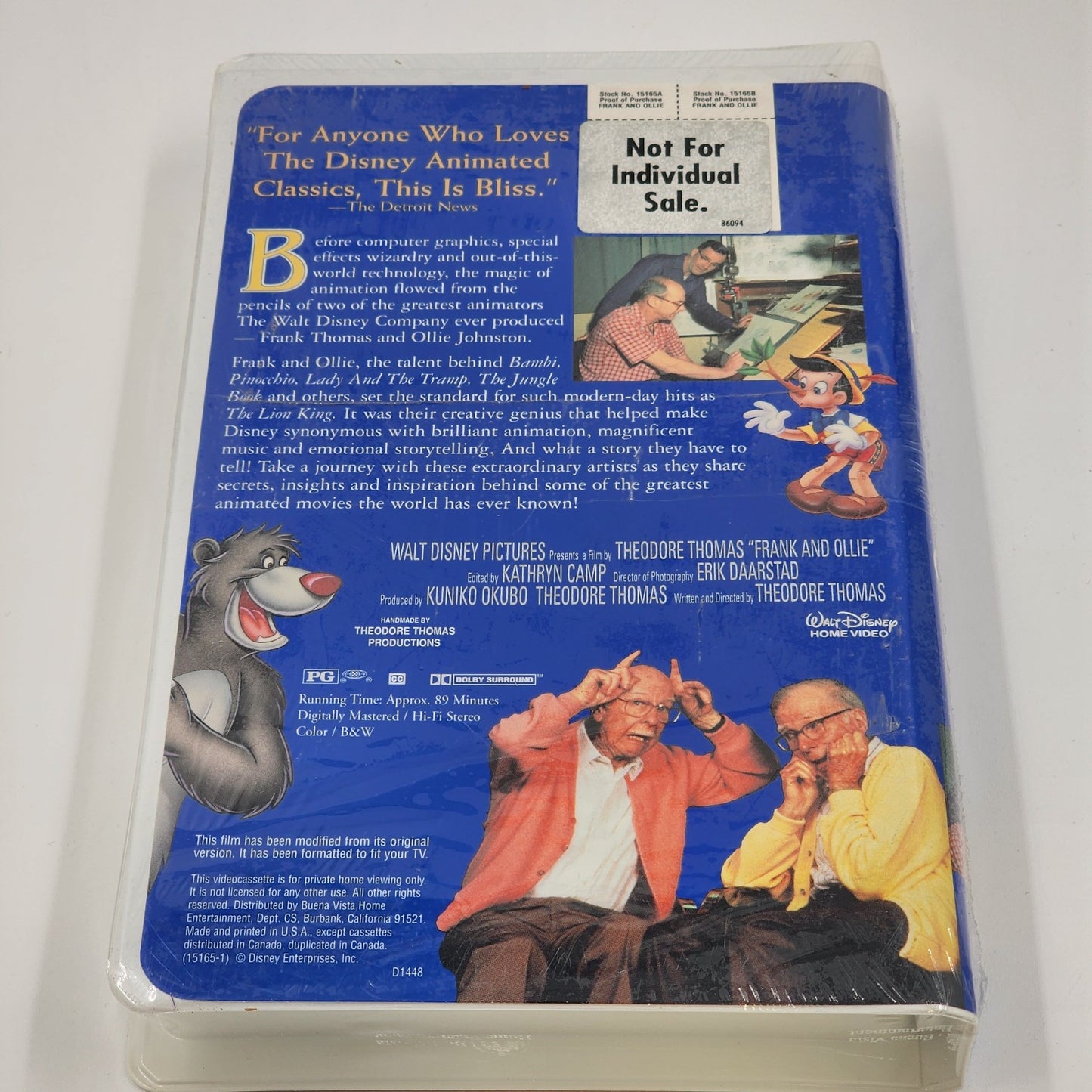 Walt Disney's 75 Years The Studio Video Collection 3 Story VHS Tape Box Set New