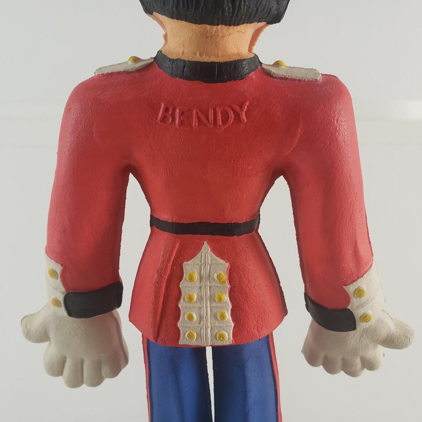 Toy Soldier Bendy Vintage Made England Rubber British Guard London Palace RARE