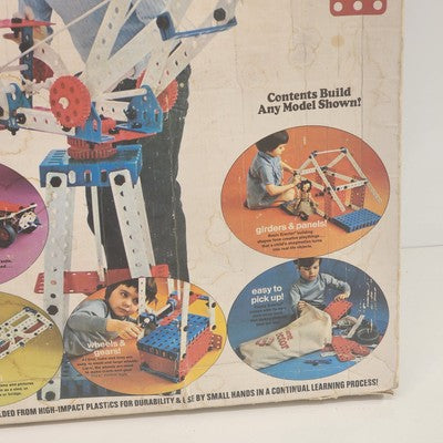 Gabriel Young Erector Set 33005 Incomplete 1973 Gears Toy Ages 3-8 Vintage