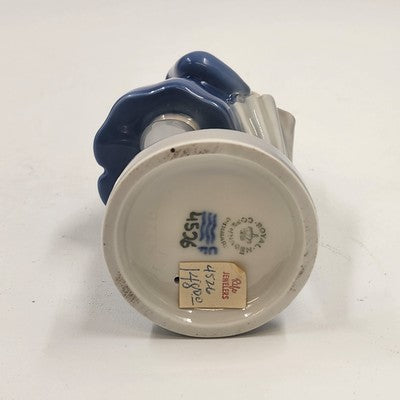 Royal Copenhagen April Boy Umbrella Figurine Porcelain Denmark 6.5"
