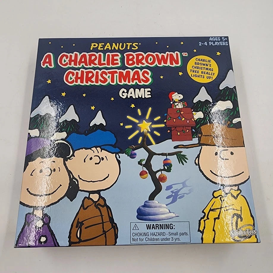 Peanuts Board Game 2008 Fundex Snoopy Kids Boxed "A Charlie Brown Christmas"