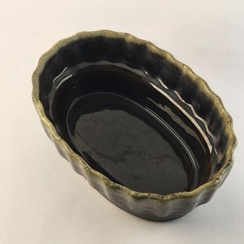 Drip Glaze Oval Planter Green Vase Mid Century Hull I-21 Pattern Art Pottery