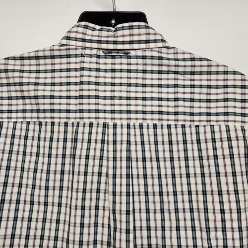 Tommy Hilfiger Men's Classic Fit Short Sleeve Cotton Plaid Shirt Size XL