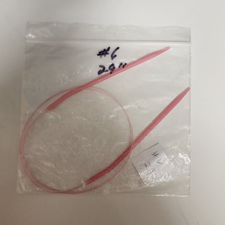 Circular Knitting Needle Bamboo Plastic Metal Size 0 - Size 7 Length 16" - 32"