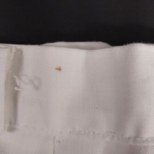 Charter Club Women's White Capri Pants Size 4 w/ 28" Straight Leg Cotton