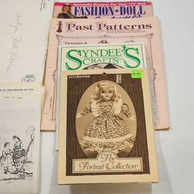 Doll Clothing Pattern Lot Magazines Books for Fashion Celebrity Vintage Ephemera