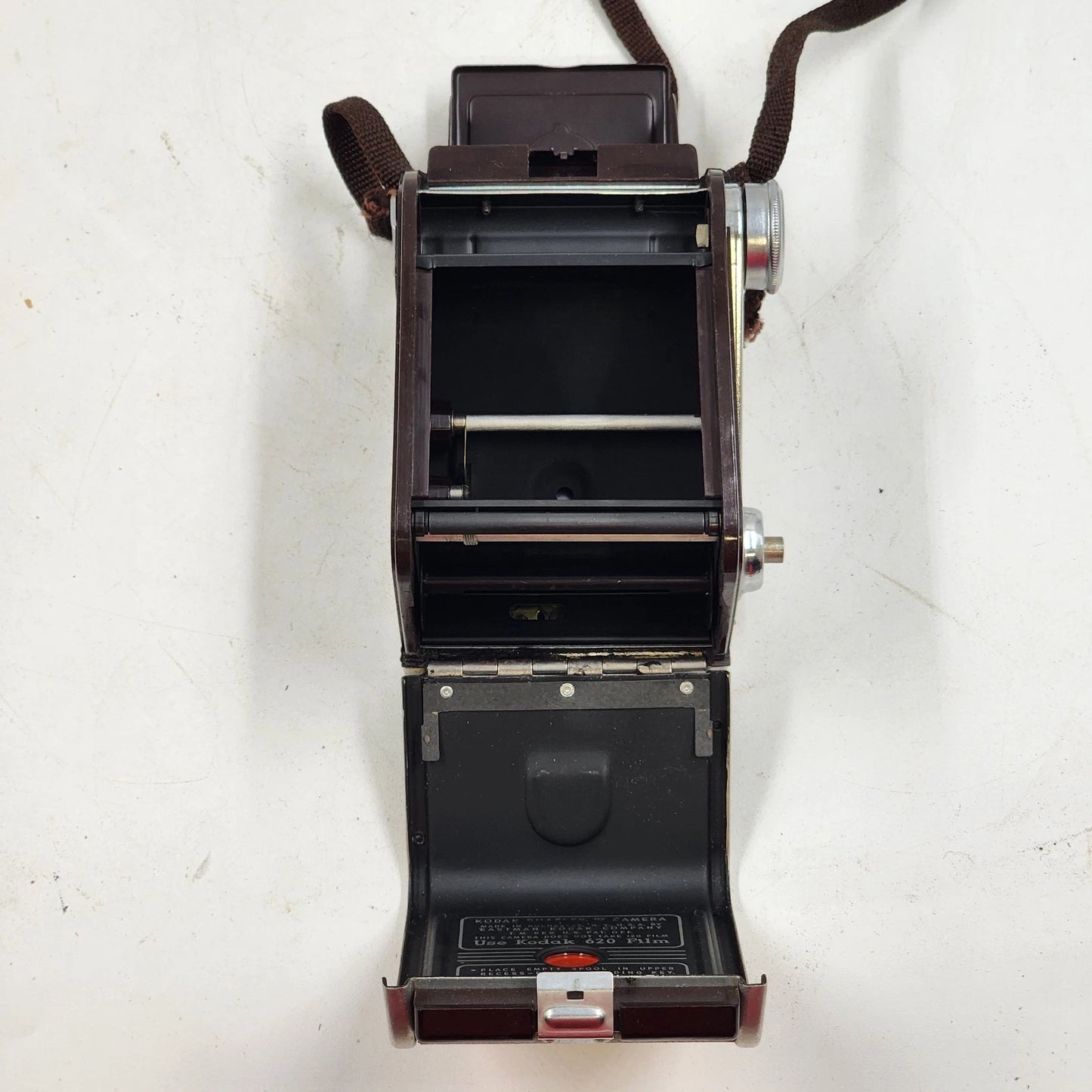 Kodak Duaflex IV Camera Outfit 1950's w Flash Unit 11 Bulbs & Original Box