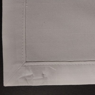 Set of 10 Rectangle Solid Plain White Linen Placemats Table Mat Runner 18" x 12"