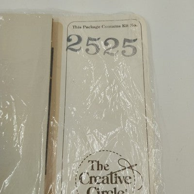 The Creative Circle Finished Prairie Tracks Cross Stitch 5x5 w Matting Unframed