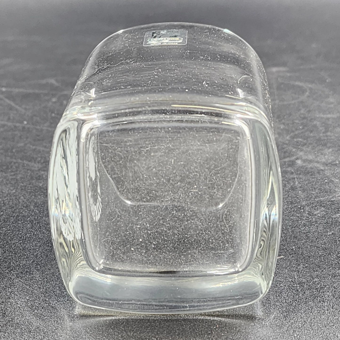 Luigi Bormioli Strauss Double Old Fashioned Glasses 12oz Clear Crystal Strawberry Fest