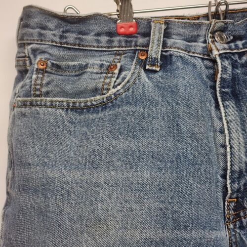 Levi's 550 Men's Jeans 32 x 32 Classic Relaxed Fit Blue Medium Stonewash Red Tab