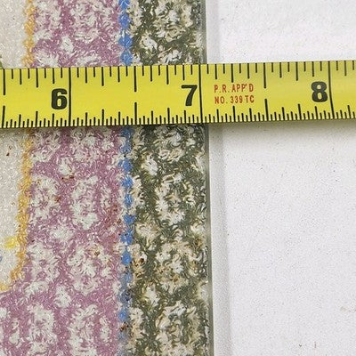 2 Piece Glass Square Trivet Set Temp-Tations by Tara Confetti Kitchen 8" & 7" sq