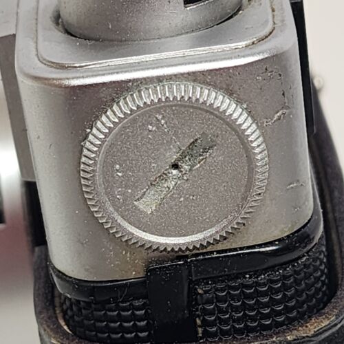 Konica EE-Matic Deluxe F 35mm Film Camera Hexanon 1:2.8 F=42mm AS IS Corrosion