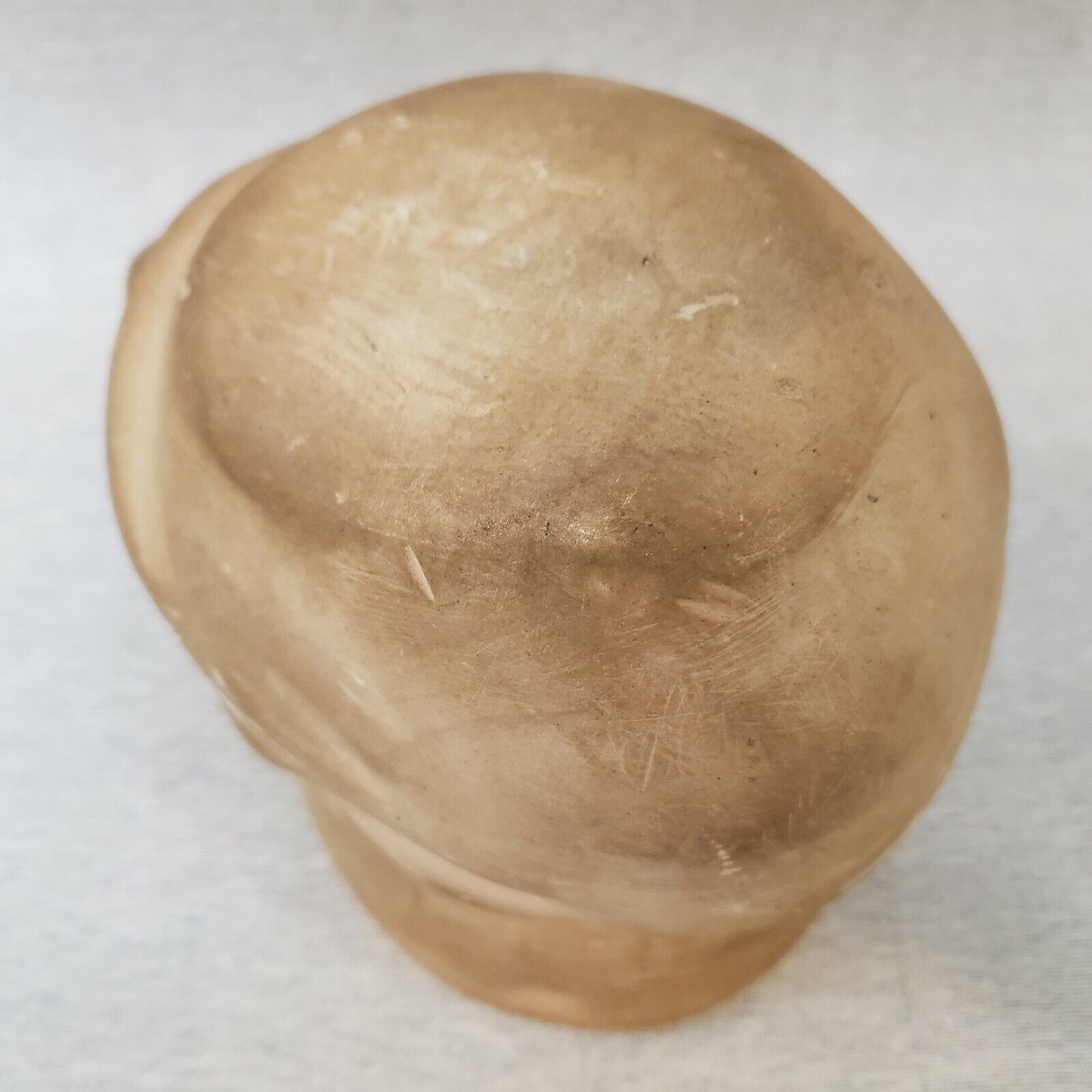 Clay Face Mold Pottery Face Studio Art Mid Century Modern Gruff Features 6" Tall