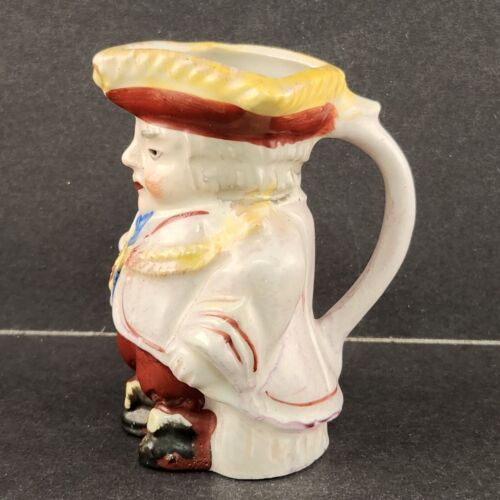 Royal Doulton Ceramic Toby Character Jug Revolutionary Man w White Coat Vintage