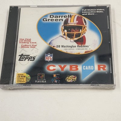 3 Topps NFL 1996 Cyber Card CD Sealed Marshall Faulk Eric Metcalf Darrell Green