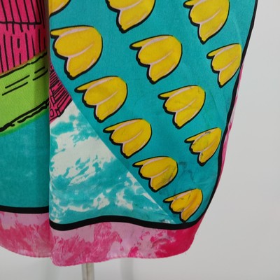 Robin Ruth Holland Tulip Wind Mill Wood Shoe Rectangle Scarf 64" 100% Polyester