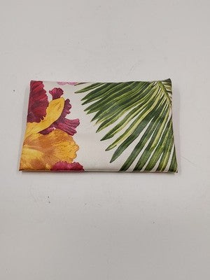 2 Zipper Case Small & Large Cosmetic Bags Floral Design Nordic House Designs NYC