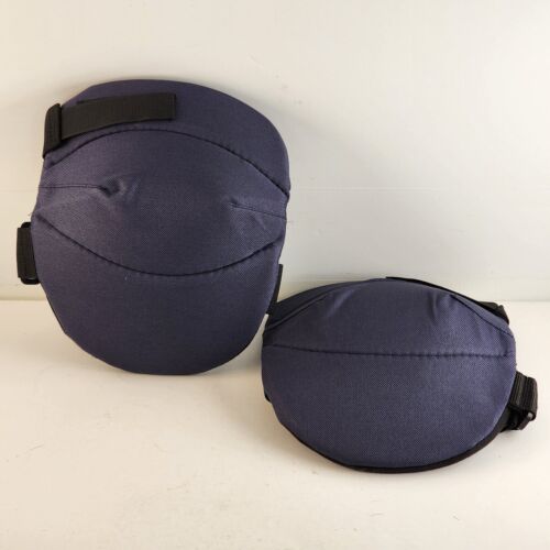 OccuNomix Blue Knee Pads Soft Cap EVA Foam 2-Strap Hook & Loop Work Safety