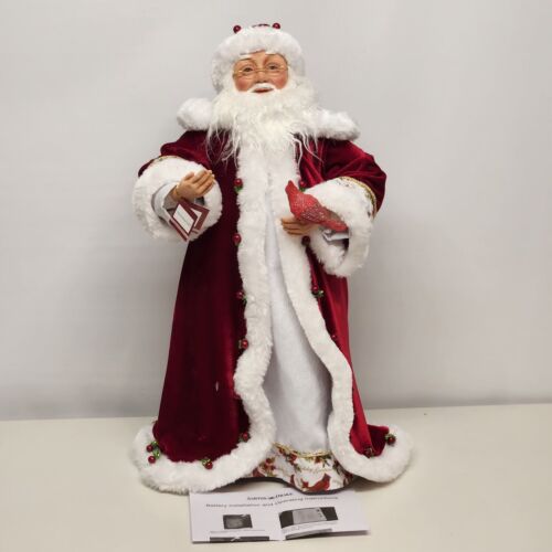 24" Santa Claus Winter Blessing Ashton Drake Musical Christmas COA Vander Logt