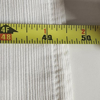 Tablecloth Linen in Off White Color with Ribbed Textured Fabric Square 50" x 50"
