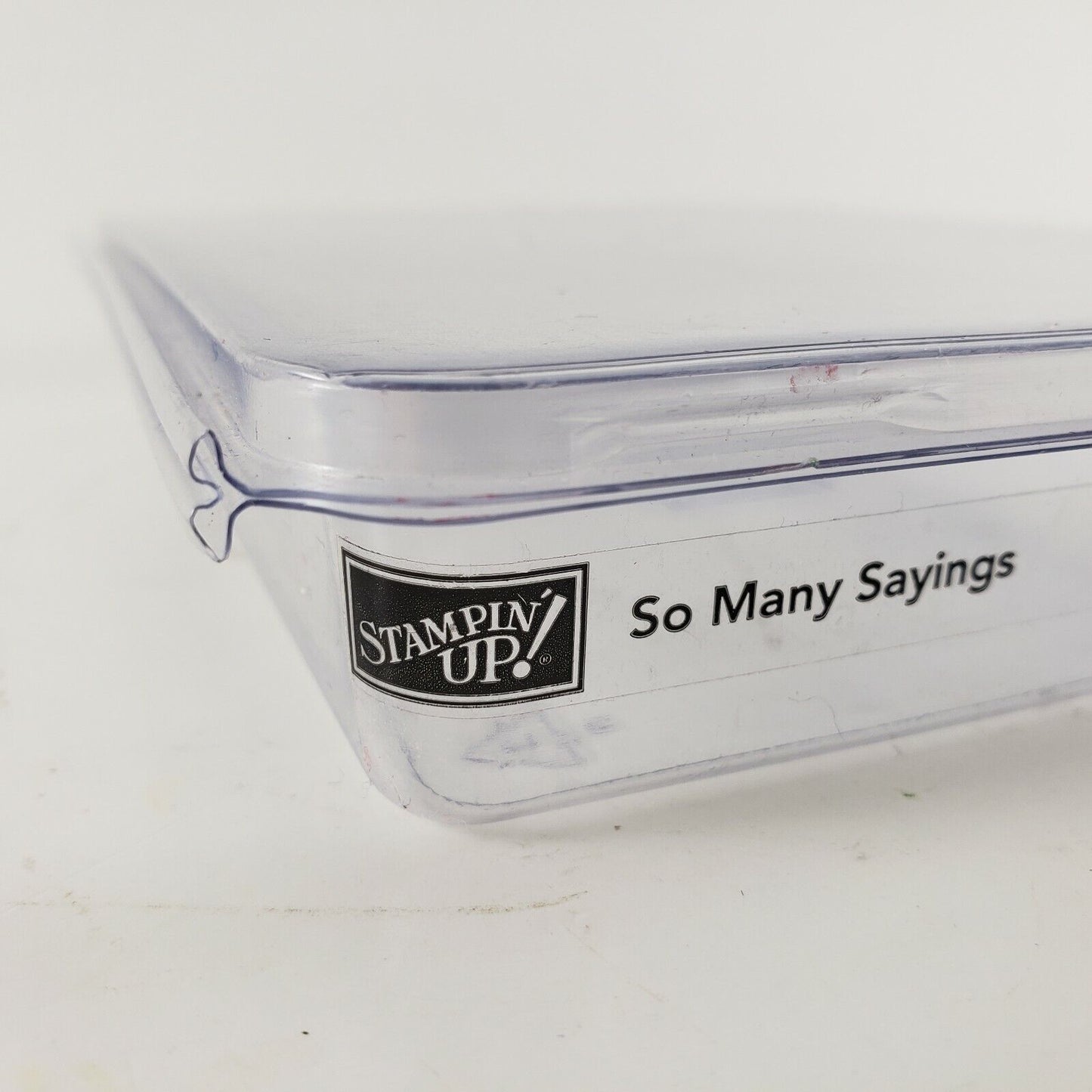 STAMPIN UP! So Many Sayings Set of 3 Wood Rubber Stamps Retired 2007 Never Used