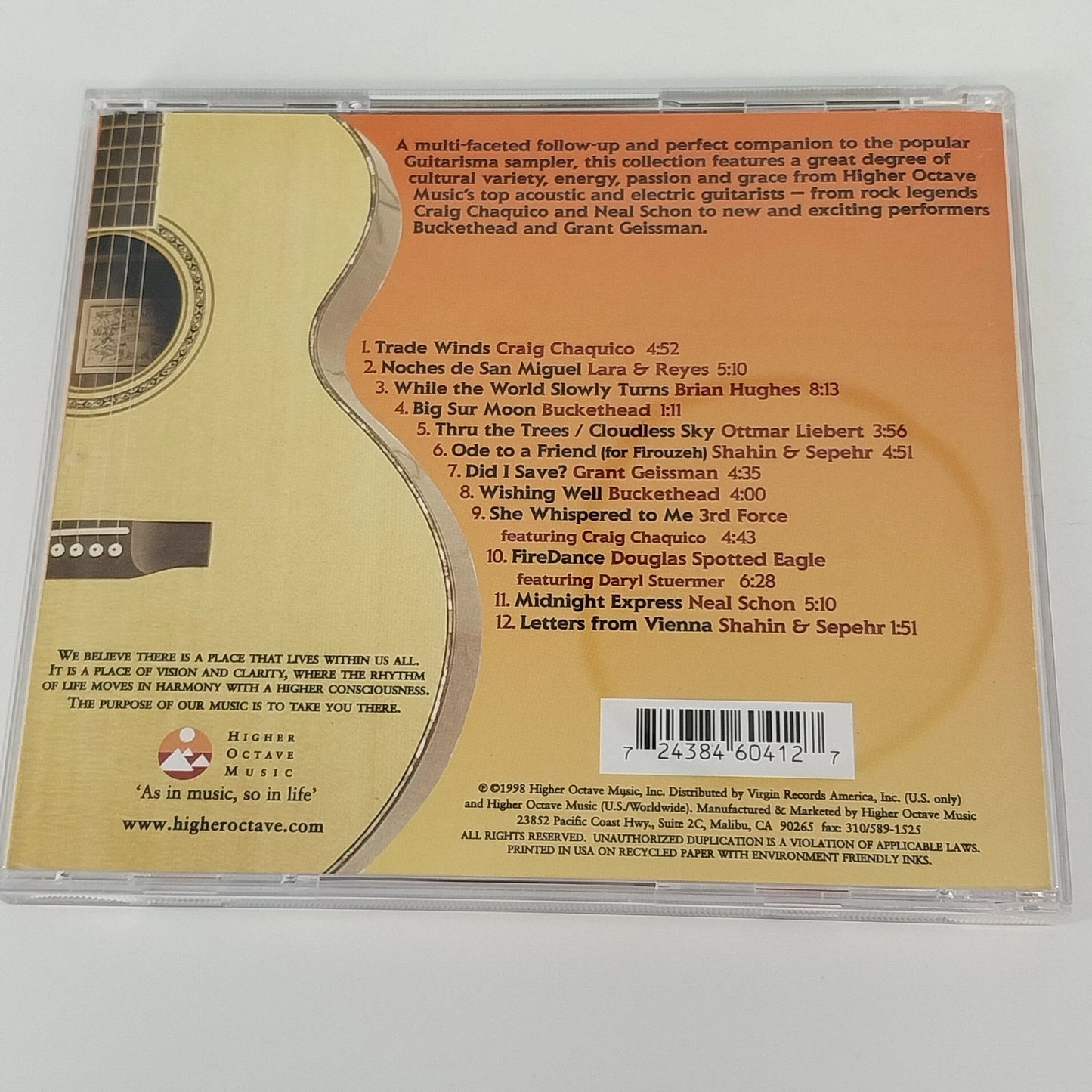 Brian Hughes & Guitarisma 4 CD Lot Smooth Jazz Higher Octave Guitar Albums 1990s