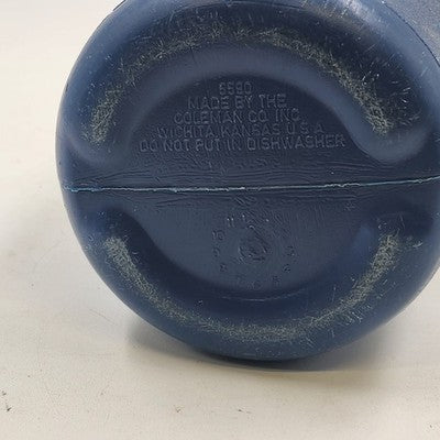 Coleman Polylite Blue 5590 Half Gallon Water Jug Cooler Thermos 10.5"x5"